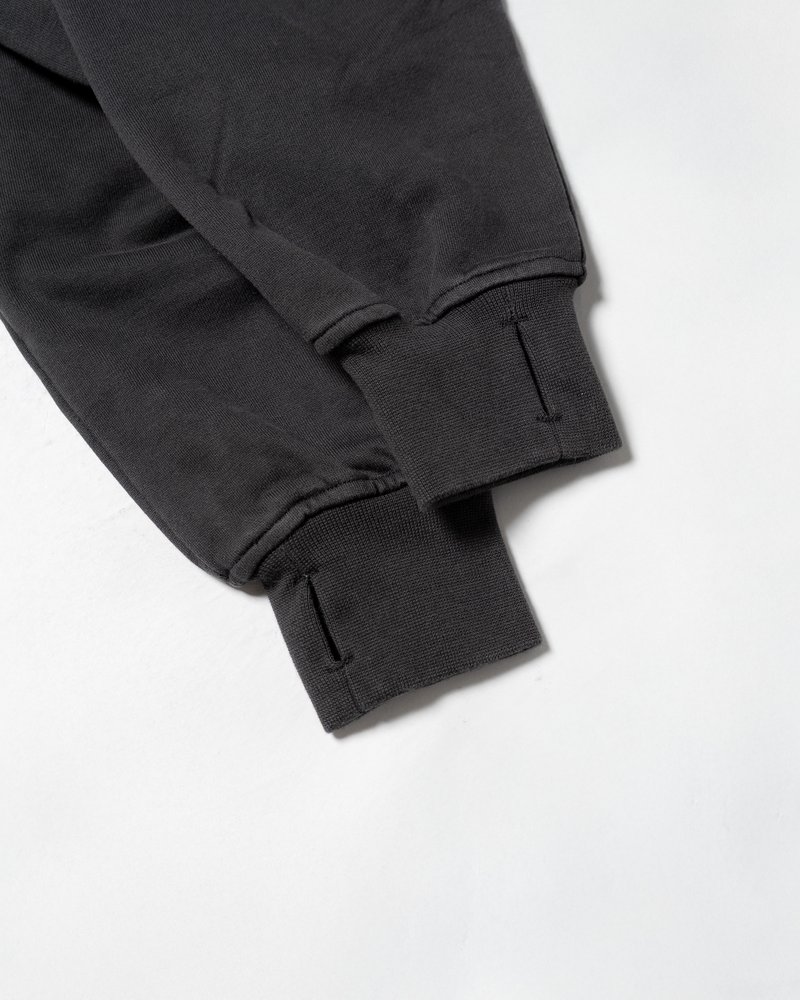 DOUBLE-CURVE ZIP HOODIE -SUMI-