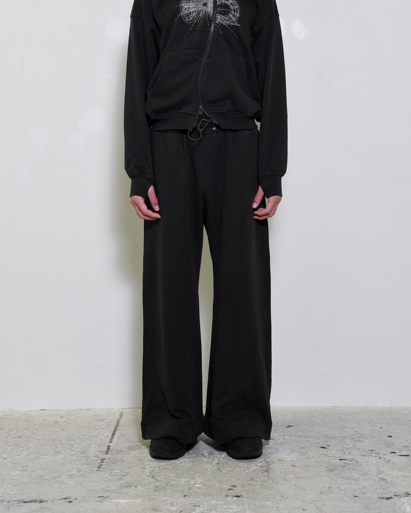 WIDE SWEAT PANTS -SUMI-