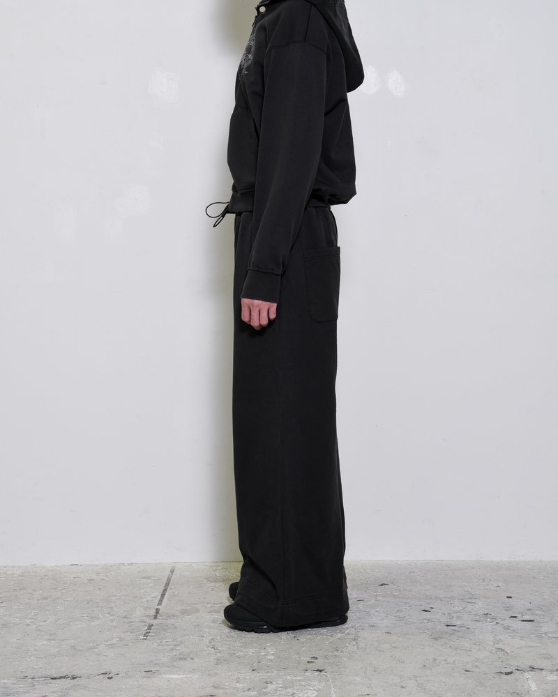 WIDE SWEAT PANTS -SUMI-