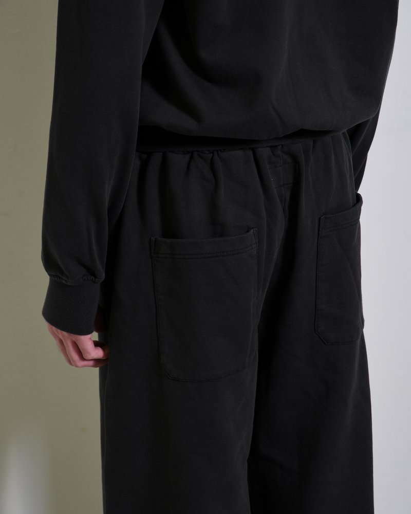 WIDE SWEAT PANTS -SUMI-