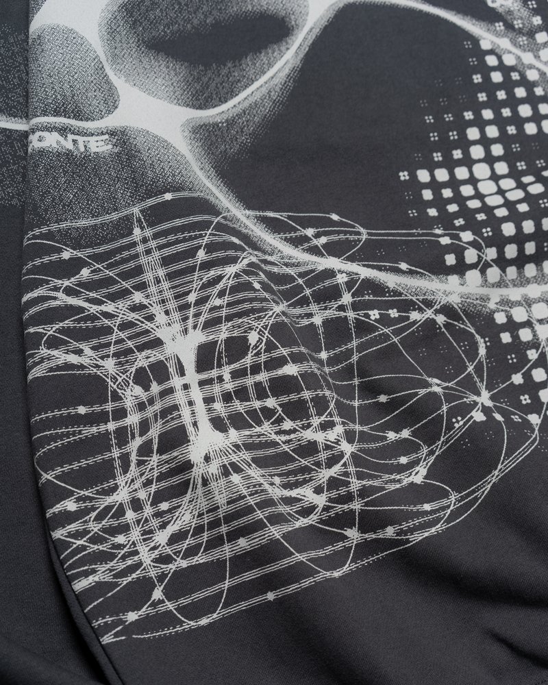 FULL-SIZE GRAPHIC PRINT CREW -SUMI-
