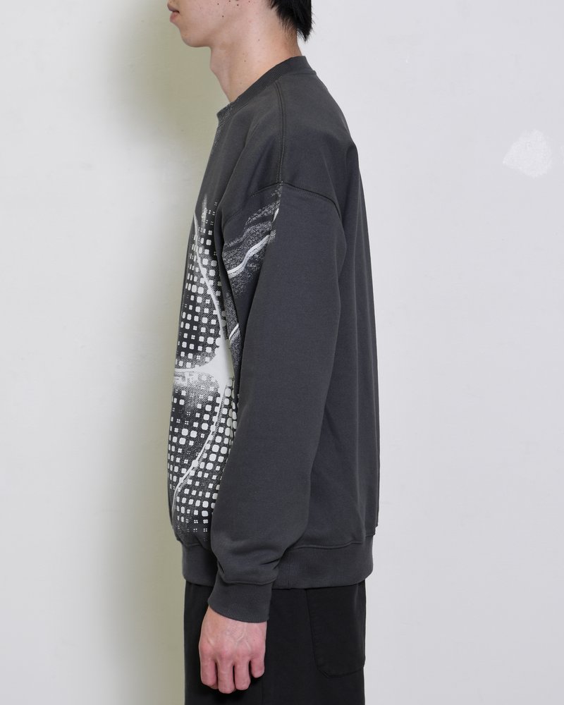 FULL-SIZE GRAPHIC PRINT CREW -SUMI-