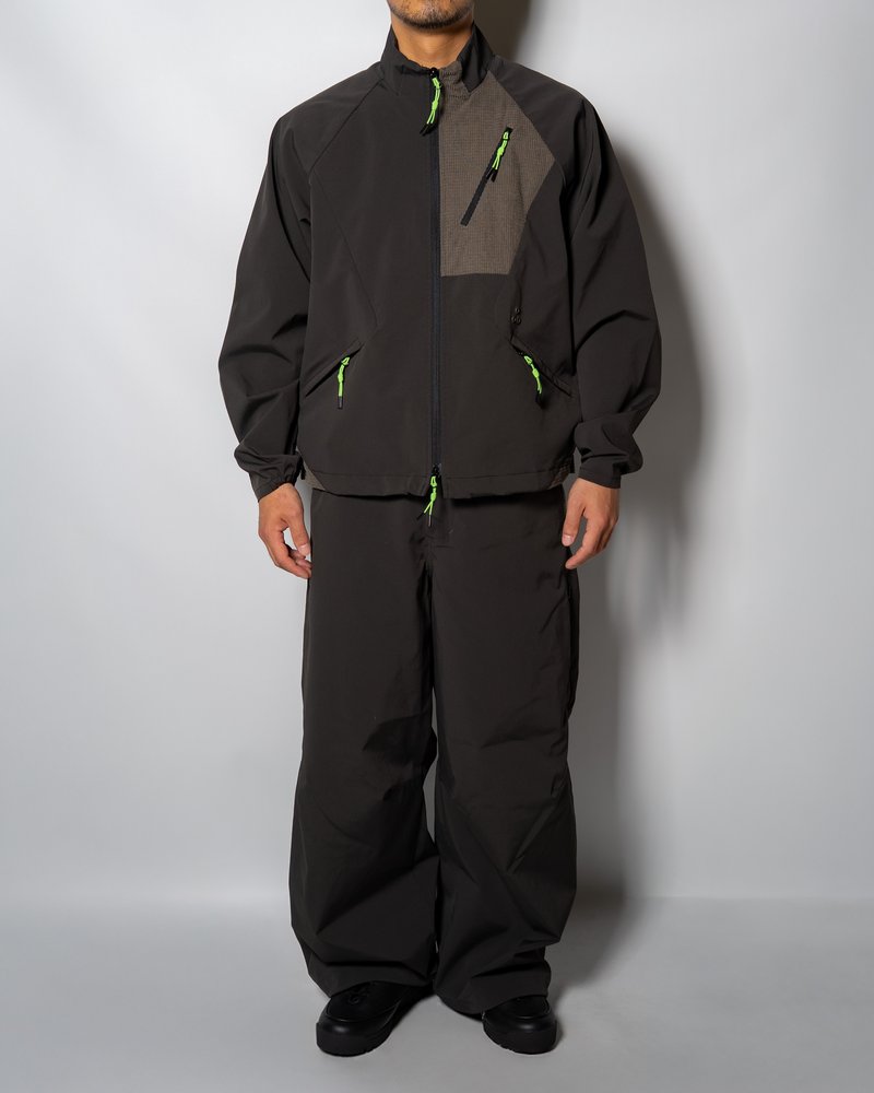 NYLON SWITCHING JKT -CHARCOAL-