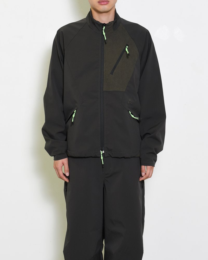 NYLON SWITCHING JKT -CHARCOAL-
