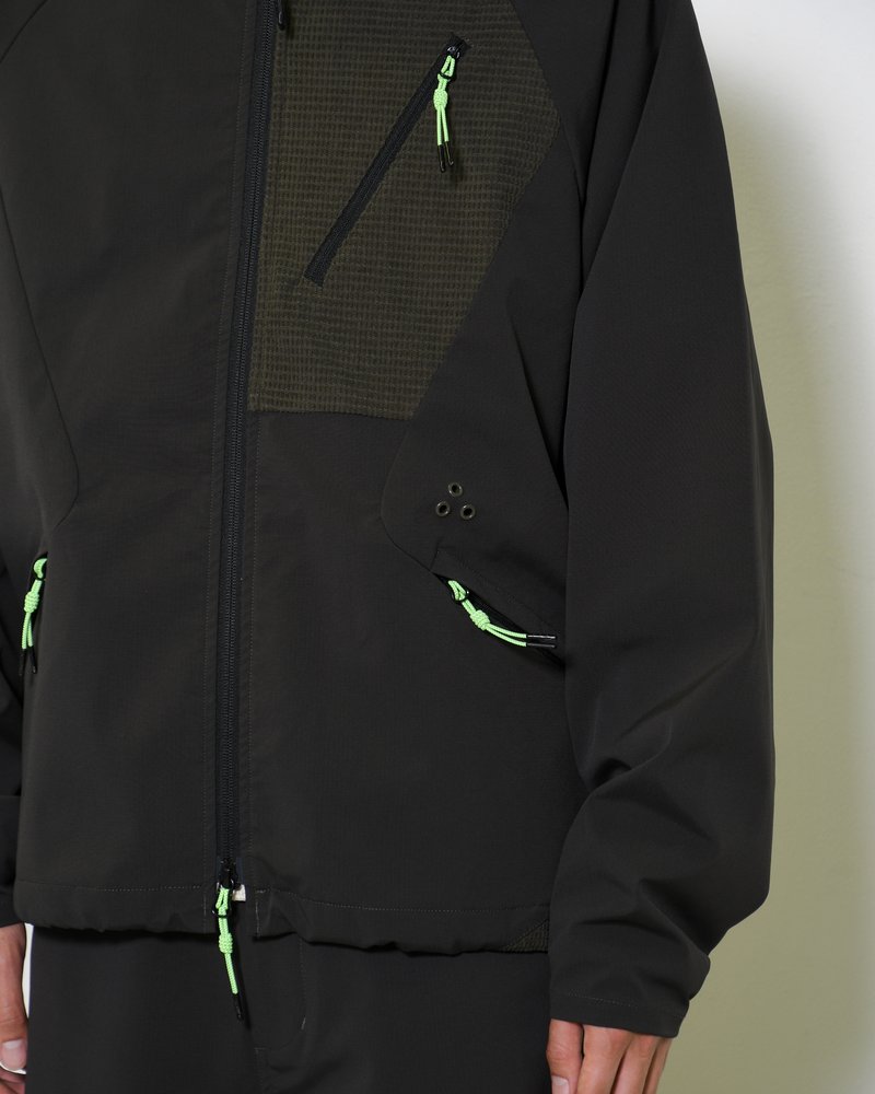 NYLON SWITCHING JKT -CHARCOAL-