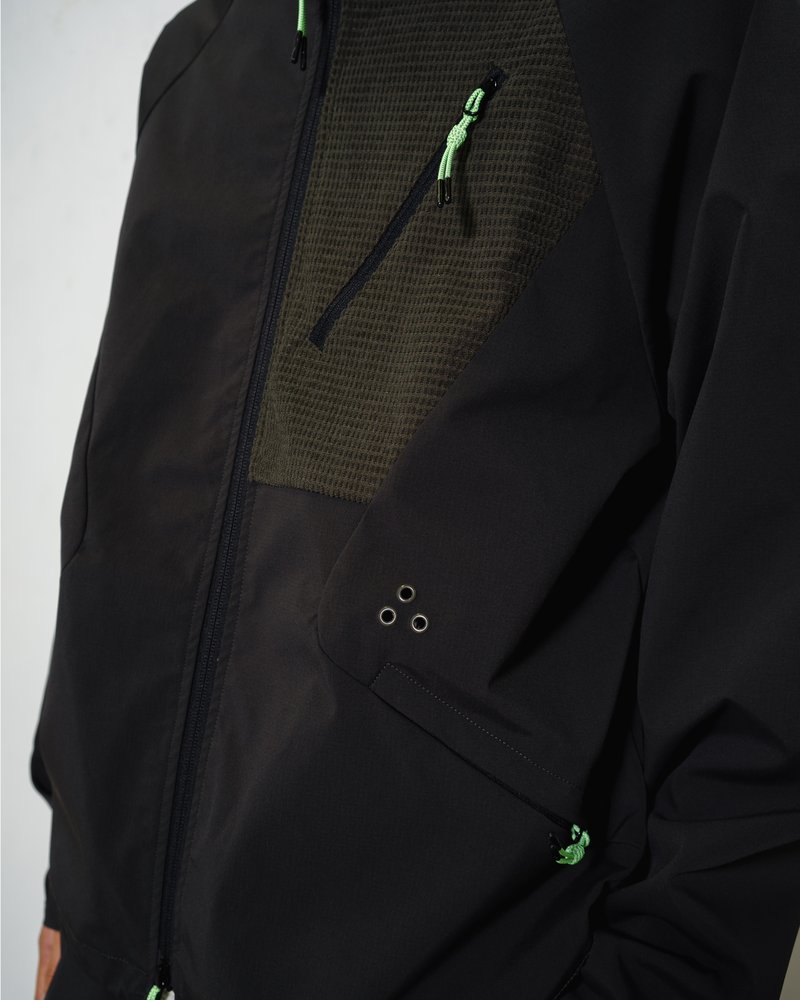 NYLON SWITCHING JKT -CHARCOAL-