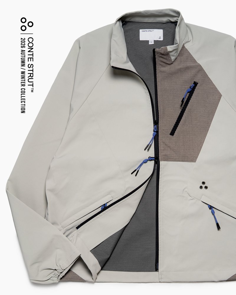 NYLON SWITCHING JKT -OFF-WHITE-