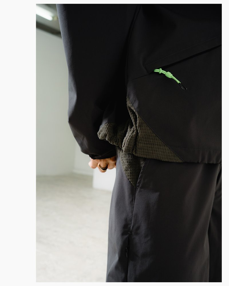 NYLON SWITCHING JKT -OFF-WHITE-