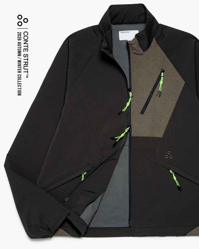 NYLON SWITCHING JKT -PURPLE-