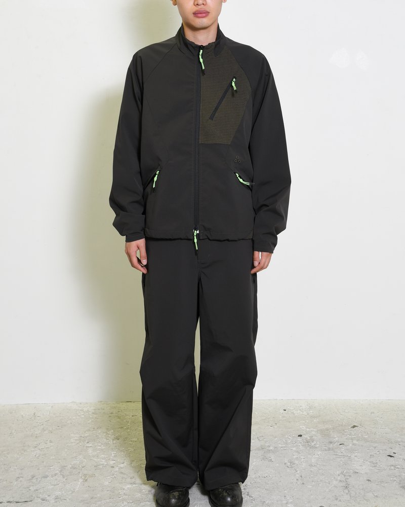 NYLON SWITCHING PANTS -CHARCOAL-