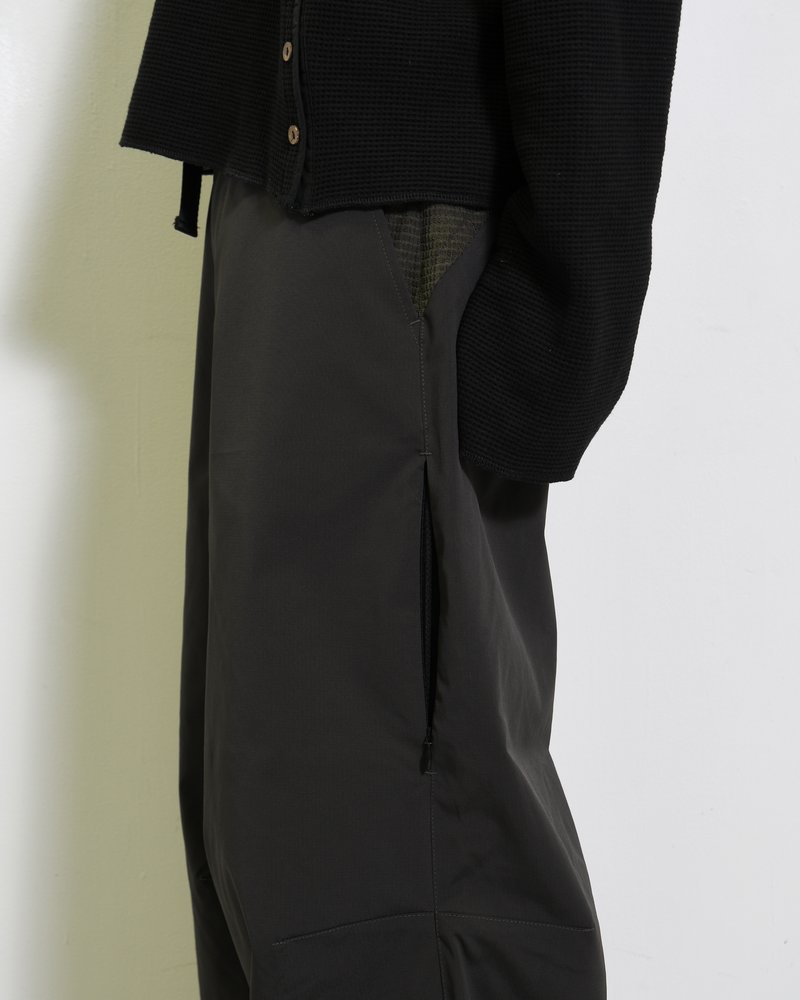 NYLON SWITCHING PANTS -CHARCOAL-