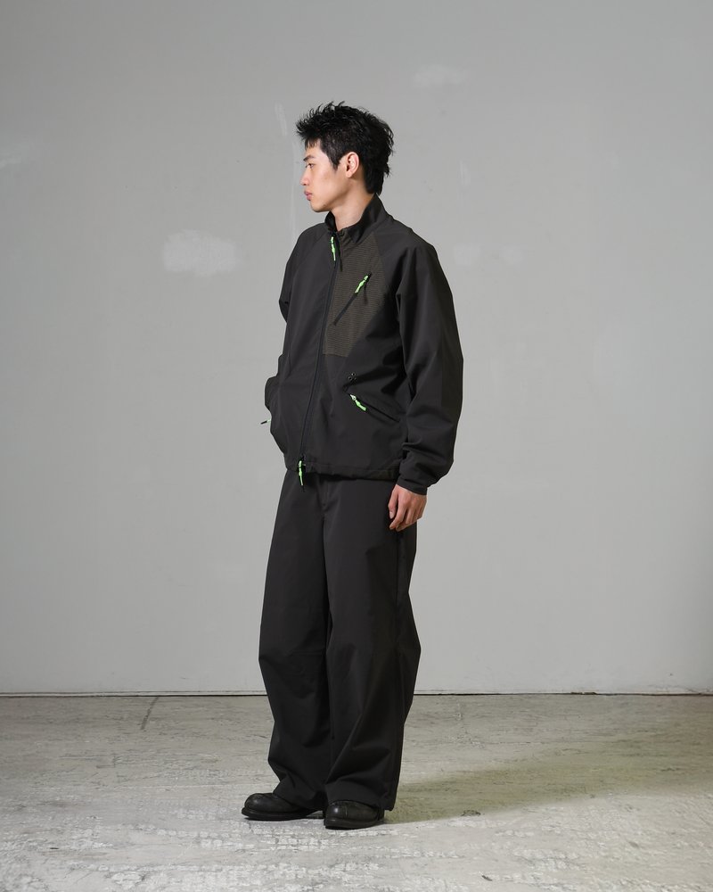 NYLON SWITCHING PANTS -CHARCOAL-