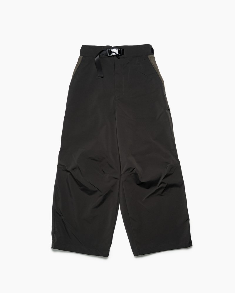 NYLON SWITCHING PANTS -CHARCOAL-