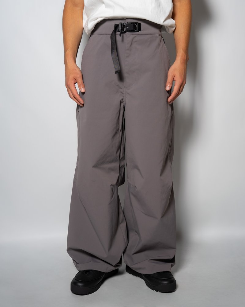 NYLON SWITCHING PANTS -PURPLE-