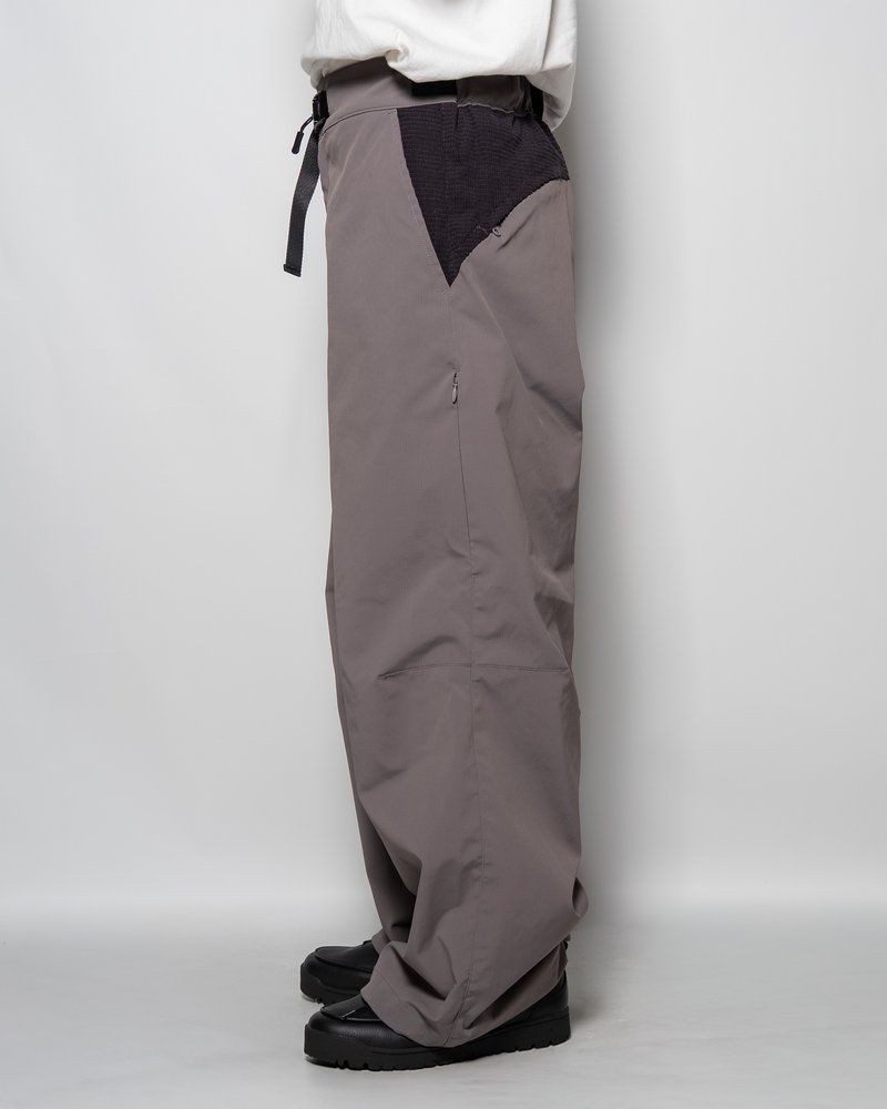 NYLON SWITCHING PANTS -PURPLE-