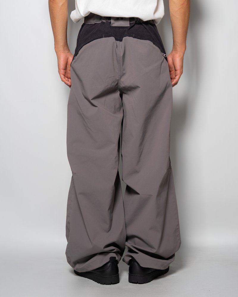 NYLON SWITCHING PANTS -PURPLE-