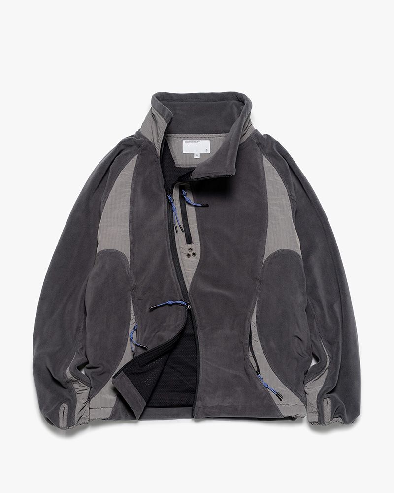 FLEECE / NYLON HYBRID JACKET -SUMI-
