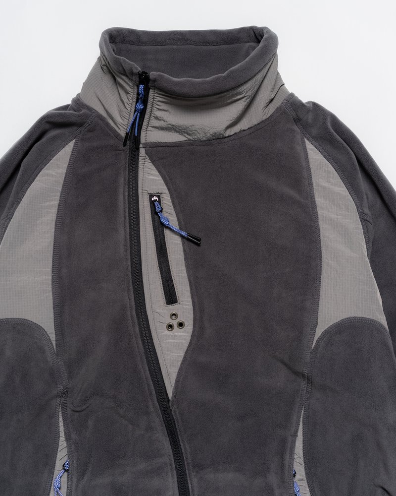 FLEECE / NYLON HYBRID JACKET -SUMI-