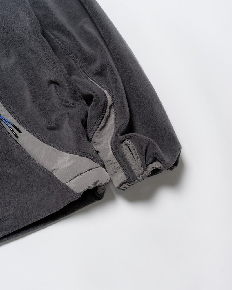 FLEECE / NYLON HYBRID JACKET -SUMI-