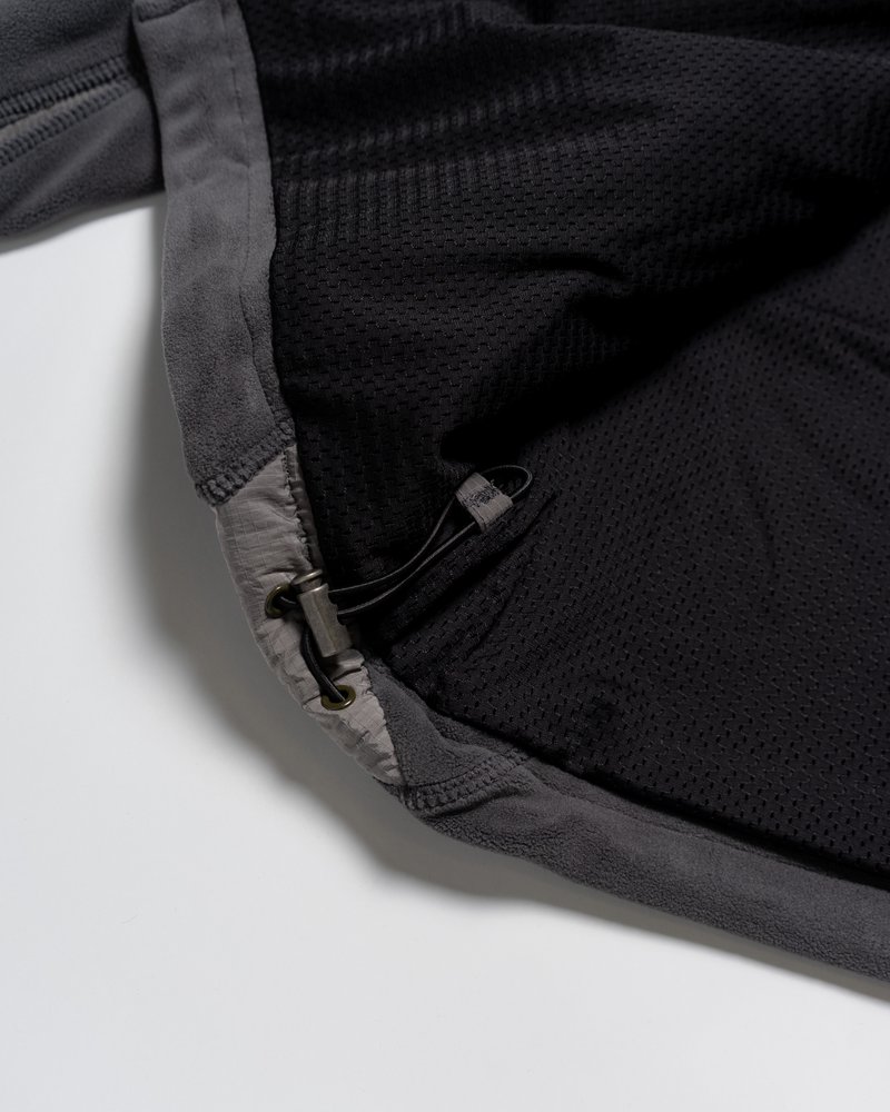 FLEECE / NYLON HYBRID JACKET -SUMI-