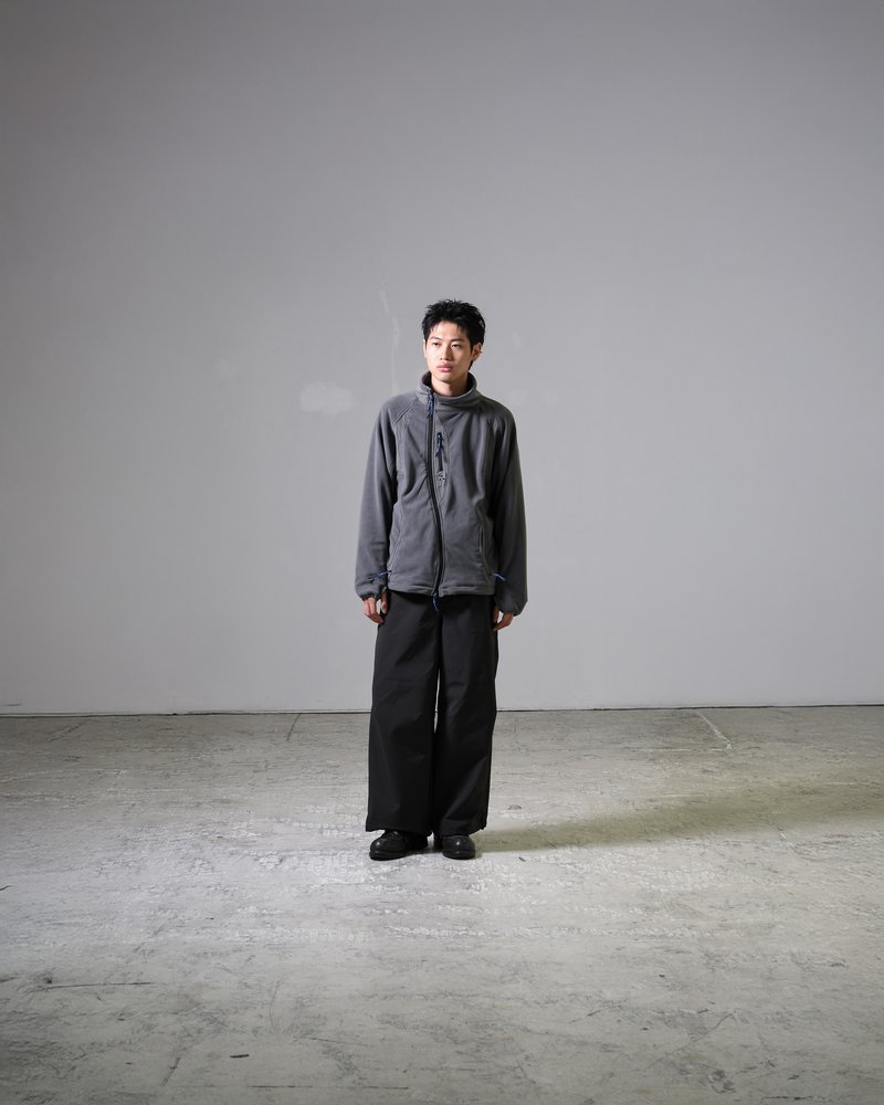 FLEECE / NYLON HYBRID JACKET -SUMI-