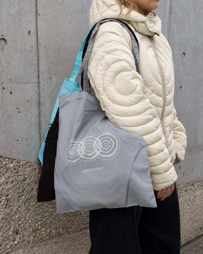 CIRCLE QUILTED DOWN JACKET -BLACK-
