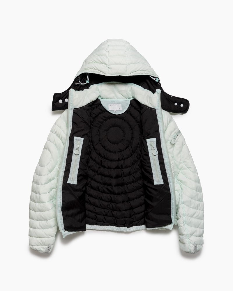 CIRCLE QUILTED DOWN JACKET -MINT-