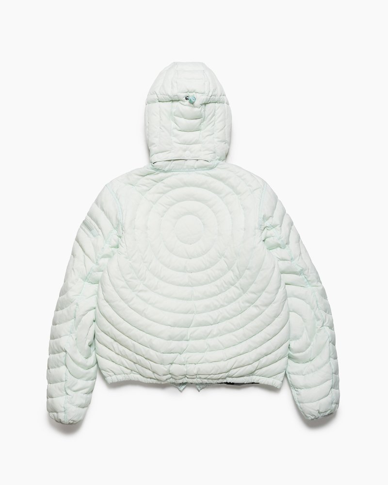 CIRCLE QUILTED DOWN JACKET -MINT-