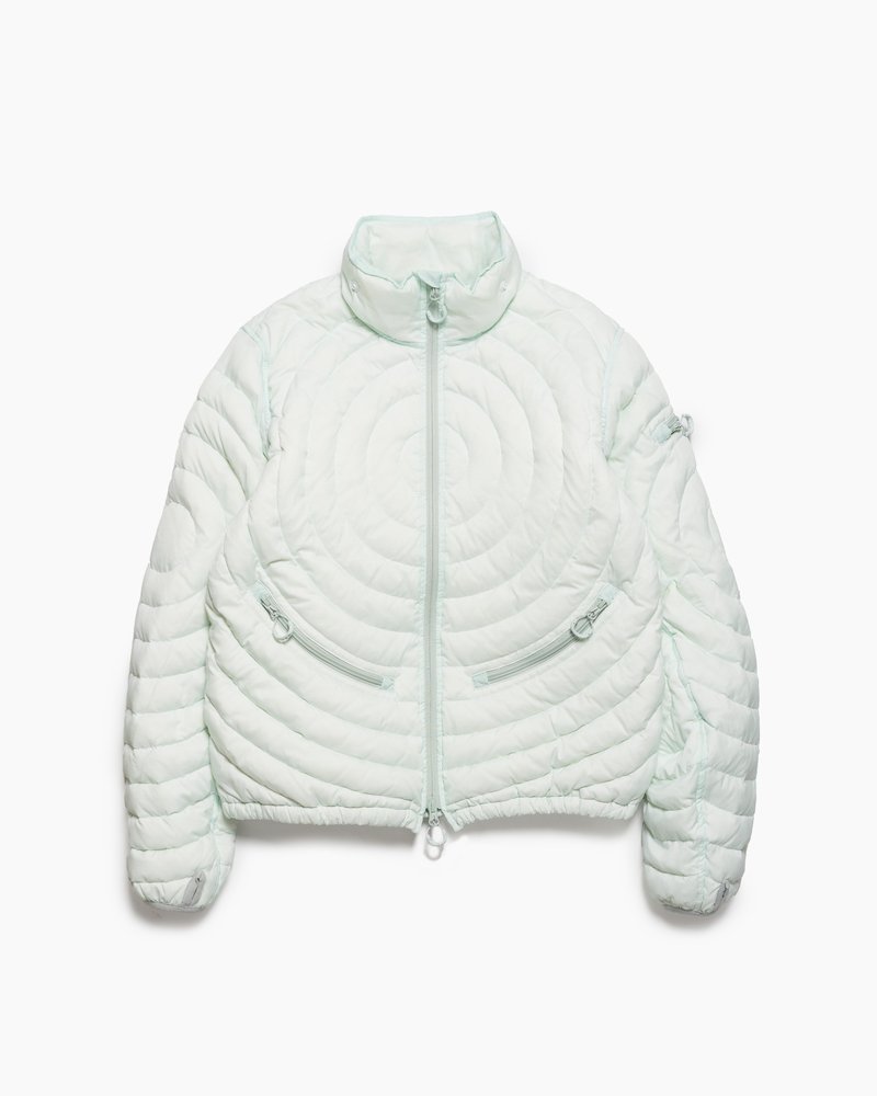 CIRCLE QUILTED DOWN JACKET -MINT-
