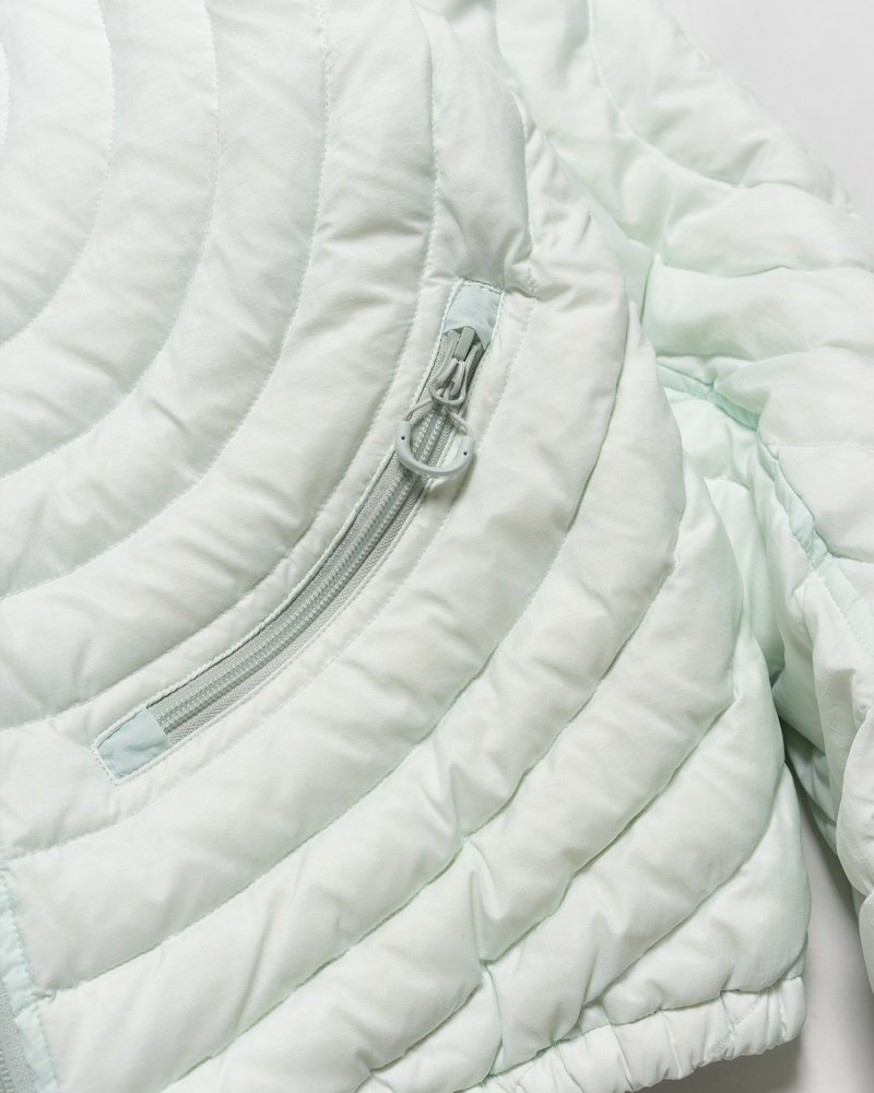 CIRCLE QUILTED DOWN JACKET -MINT-
