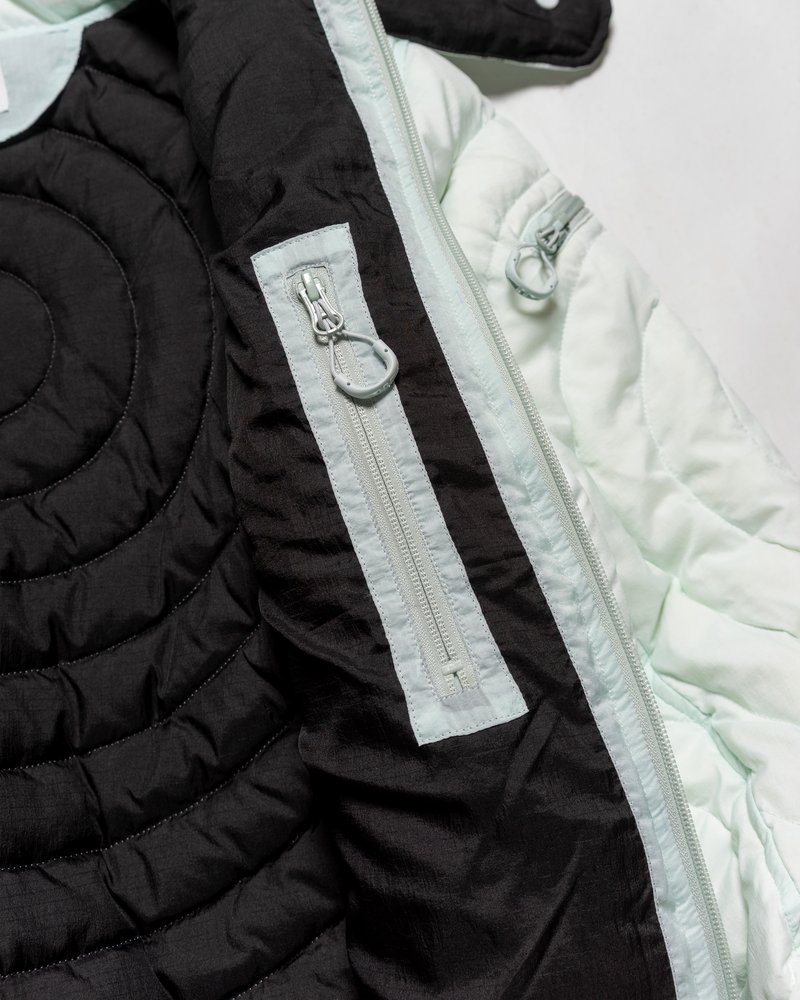 CIRCLE QUILTED DOWN JACKET -MINT-