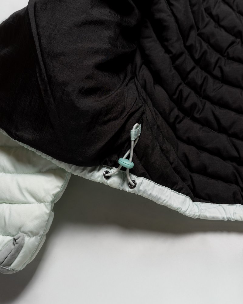CIRCLE QUILTED DOWN JACKET -MINT-