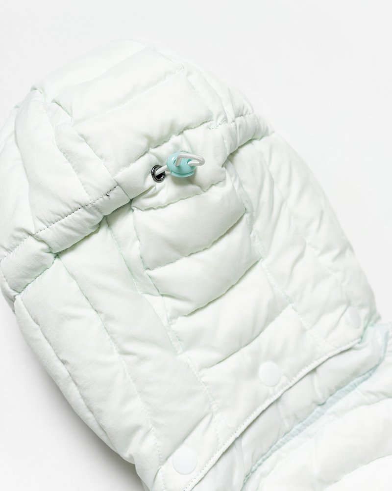 CIRCLE QUILTED DOWN JACKET -MINT-