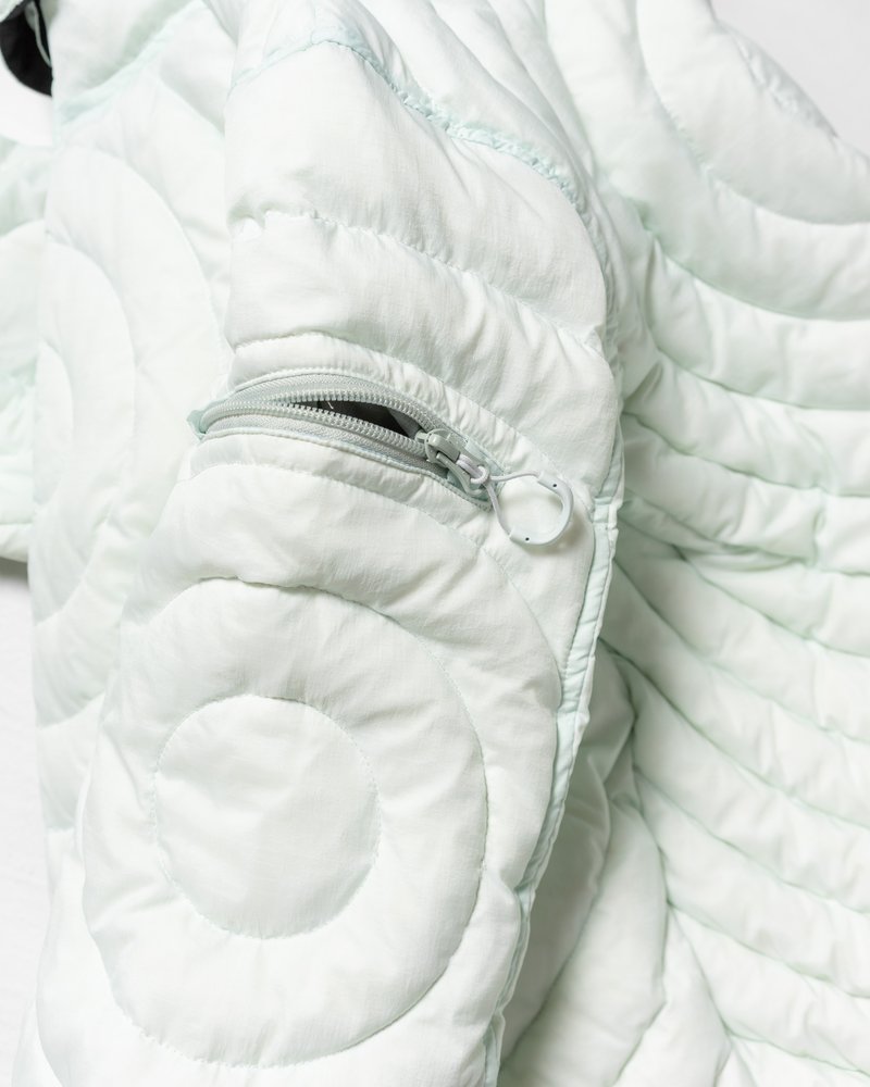 CIRCLE QUILTED DOWN JACKET -MINT-