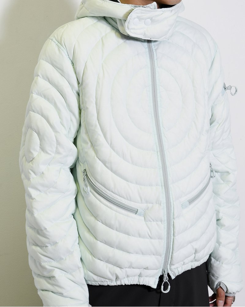 CIRCLE QUILTED DOWN JACKET -MINT-