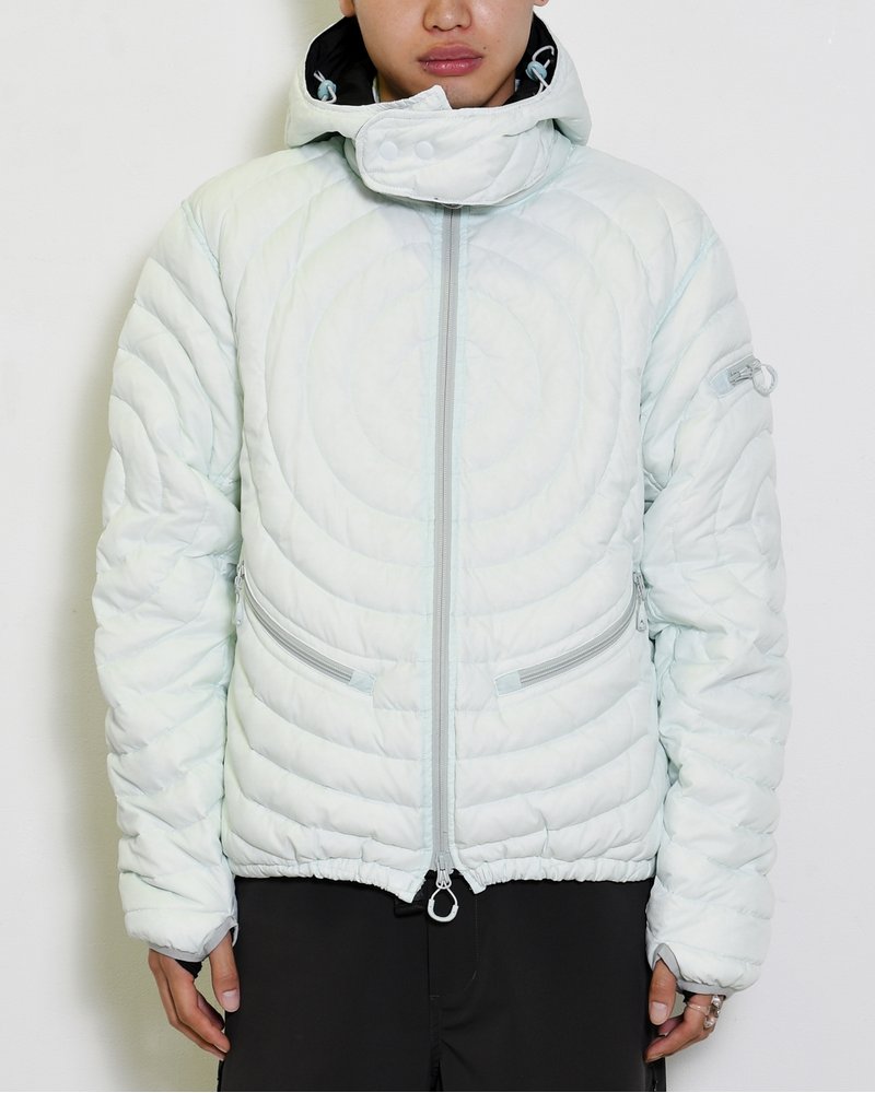 CIRCLE QUILTED DOWN JACKET -MINT-