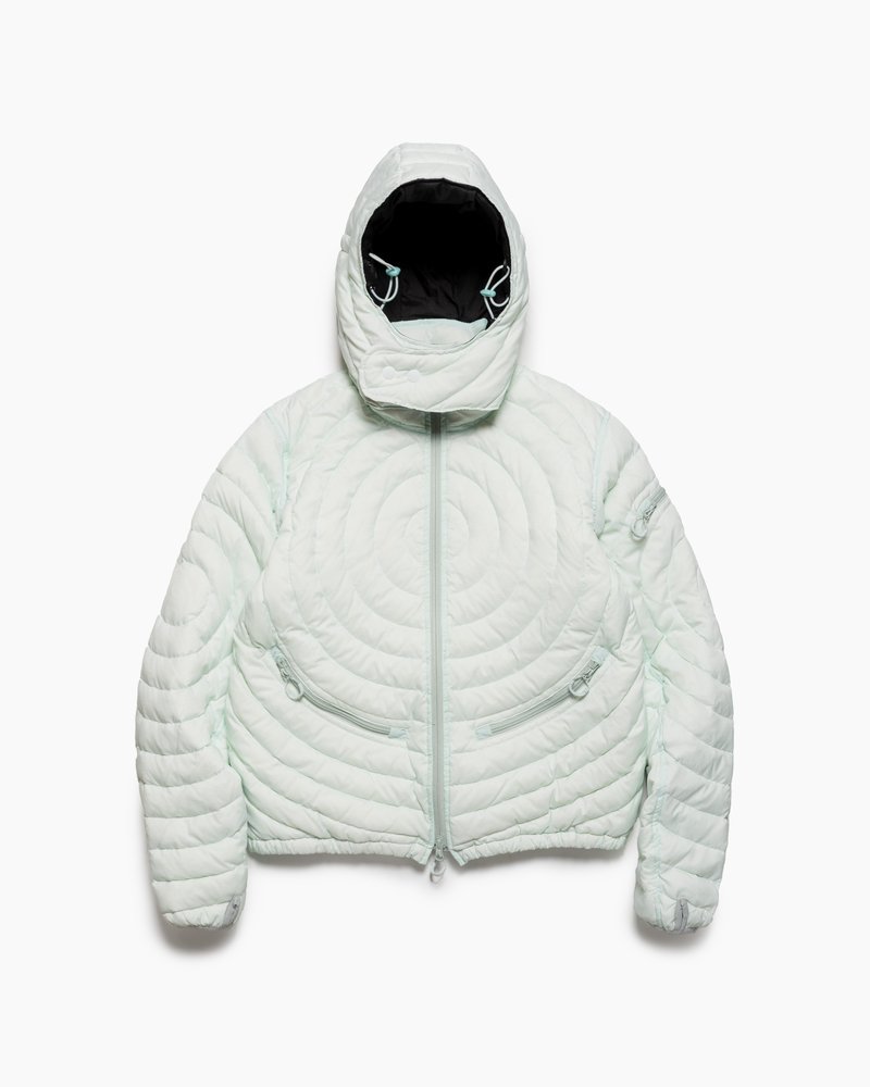 CIRCLE QUILTED DOWN JACKET -MINT-