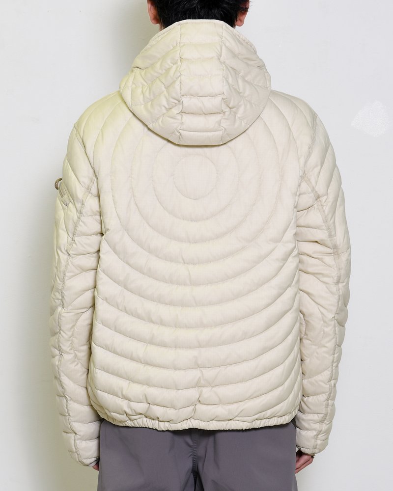 CIRCLE QUILTED DOWN JACKET -OFF-WHITE-