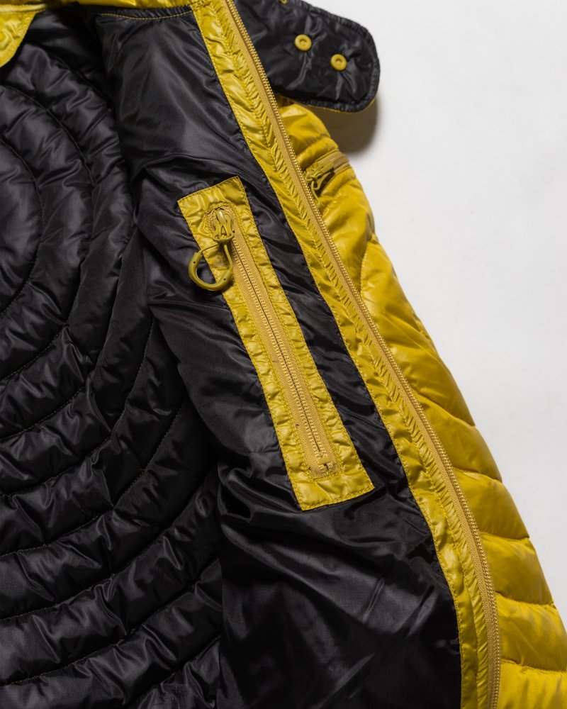 CIRCLE QUILTED DOWN JACKET -YELLOW-