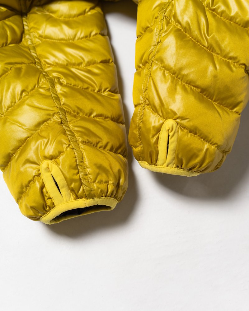 CIRCLE QUILTED DOWN JACKET -YELLOW-