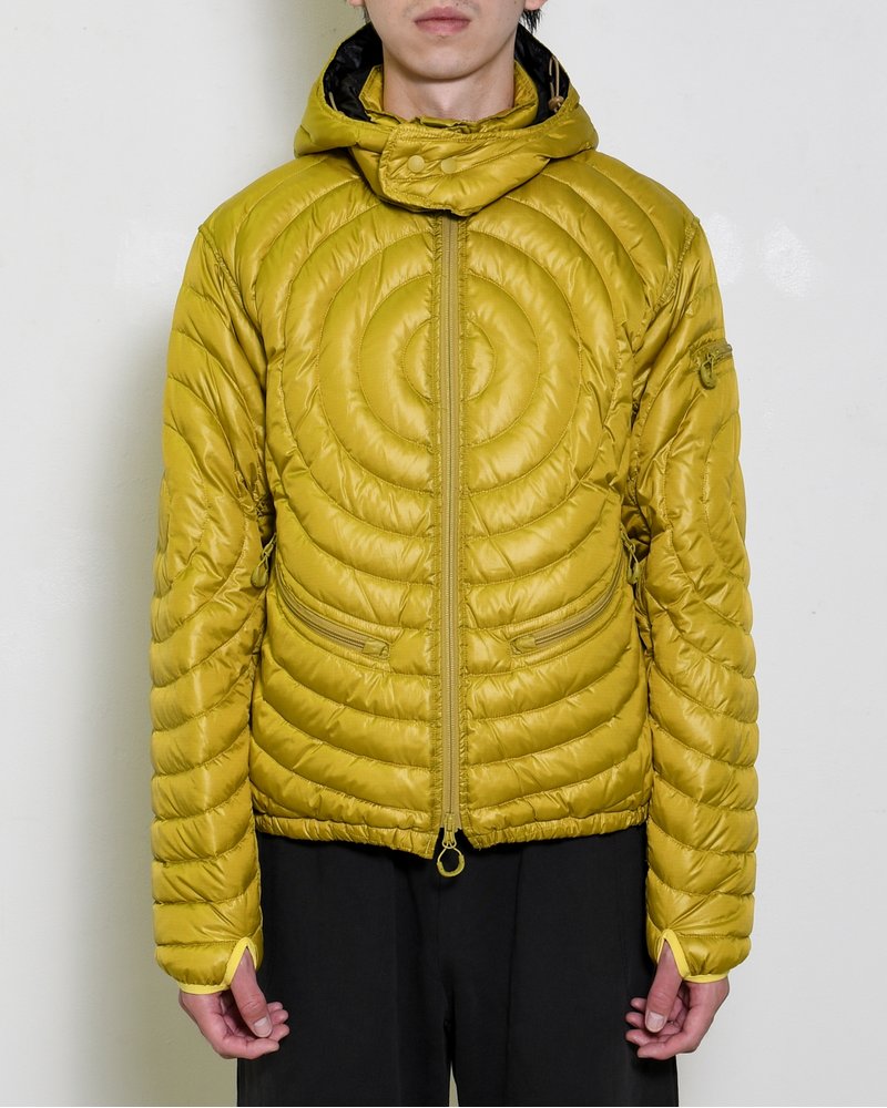 CIRCLE QUILTED DOWN JACKET -YELLOW-