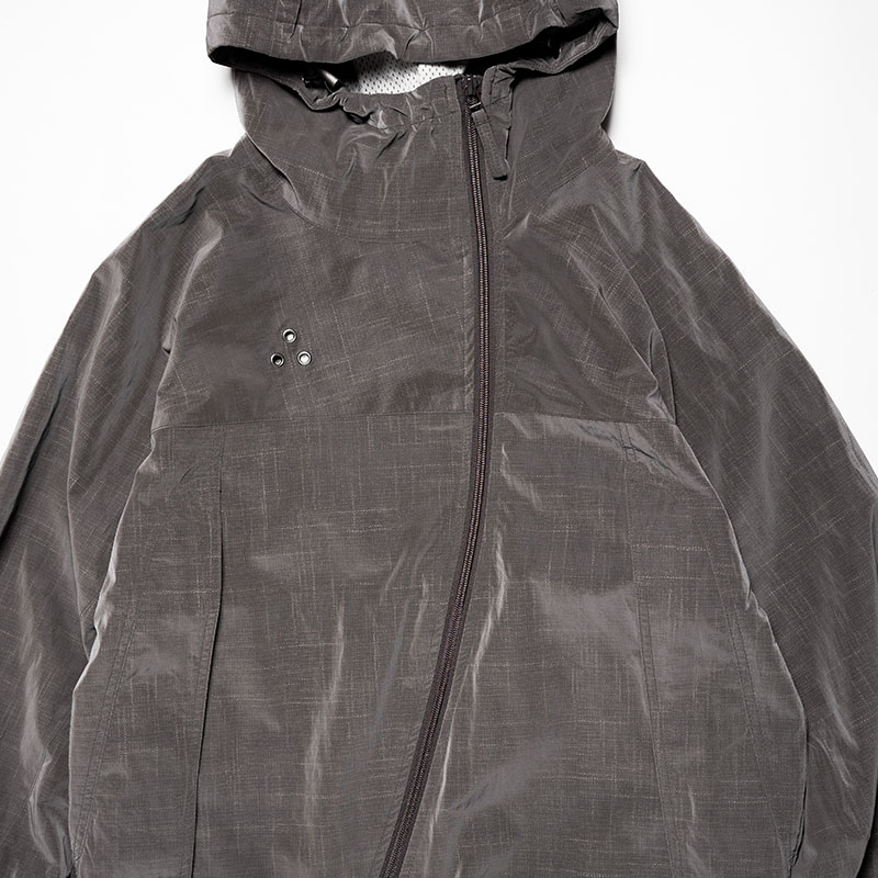 DIAGONAL ZIP HOODIE -3.COLOR-