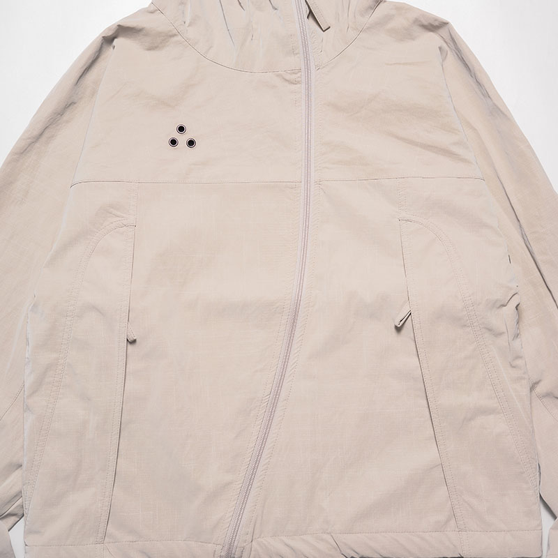 DIAGONAL ZIP HOODIE -3.COLOR-