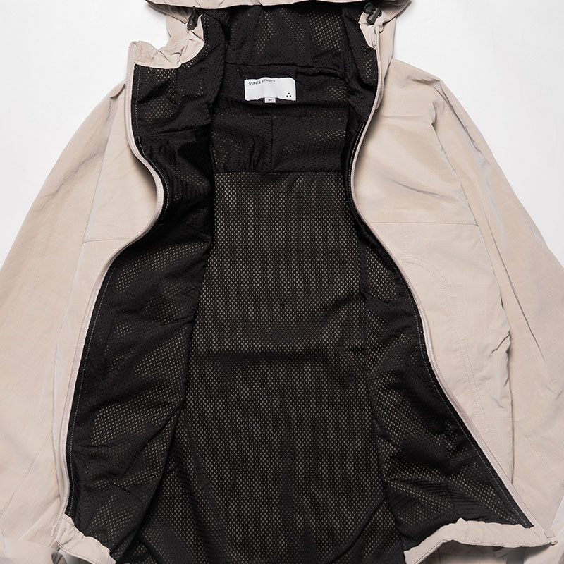 DIAGONAL ZIP HOODIE -3.COLOR-