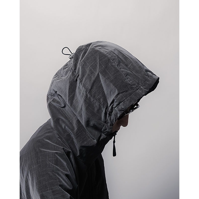 DIAGONAL ZIP HOODIE -3.COLOR-