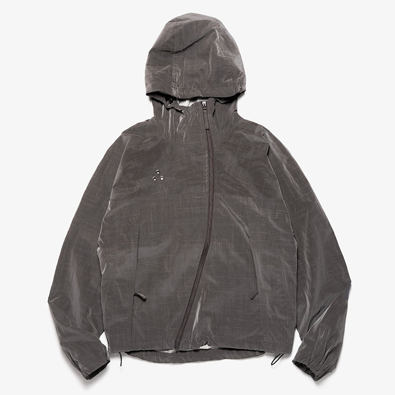 DIAGONAL ZIP HOODIE -3.COLOR-