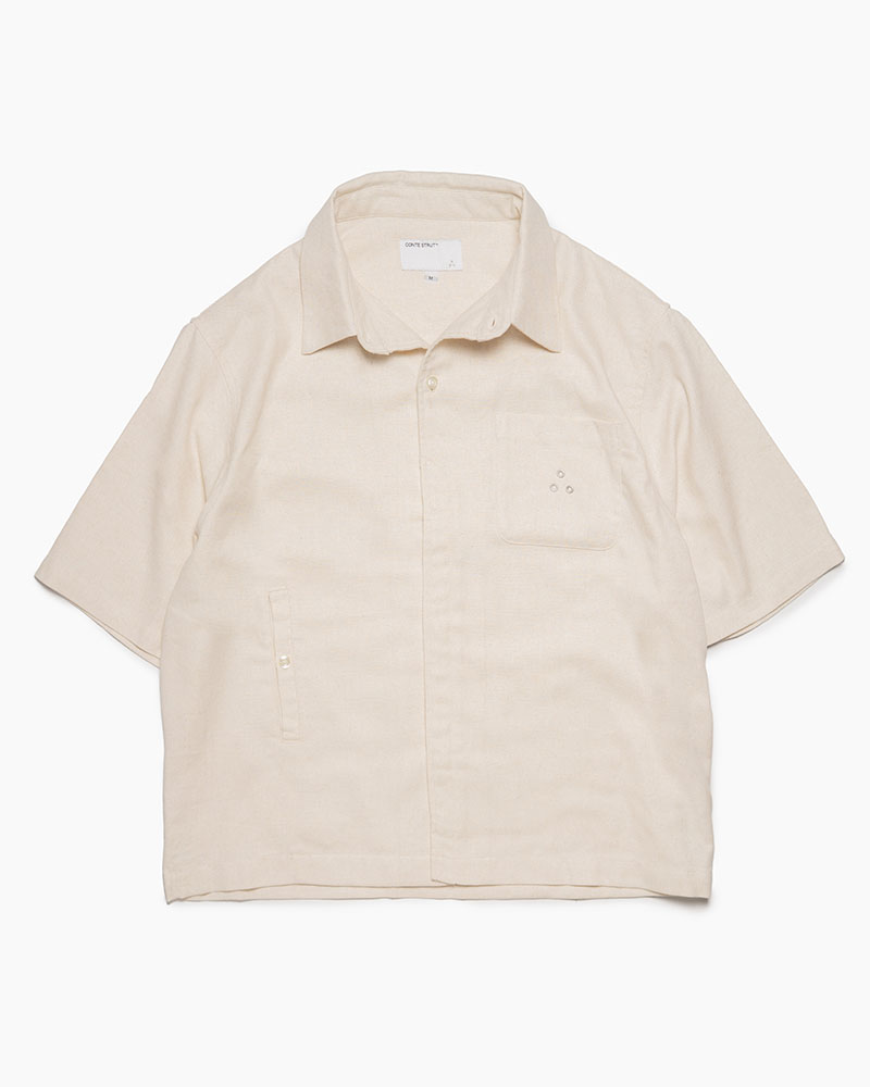 ASSORTED S/S SHIRTS -BEIGE(PLAIN)-