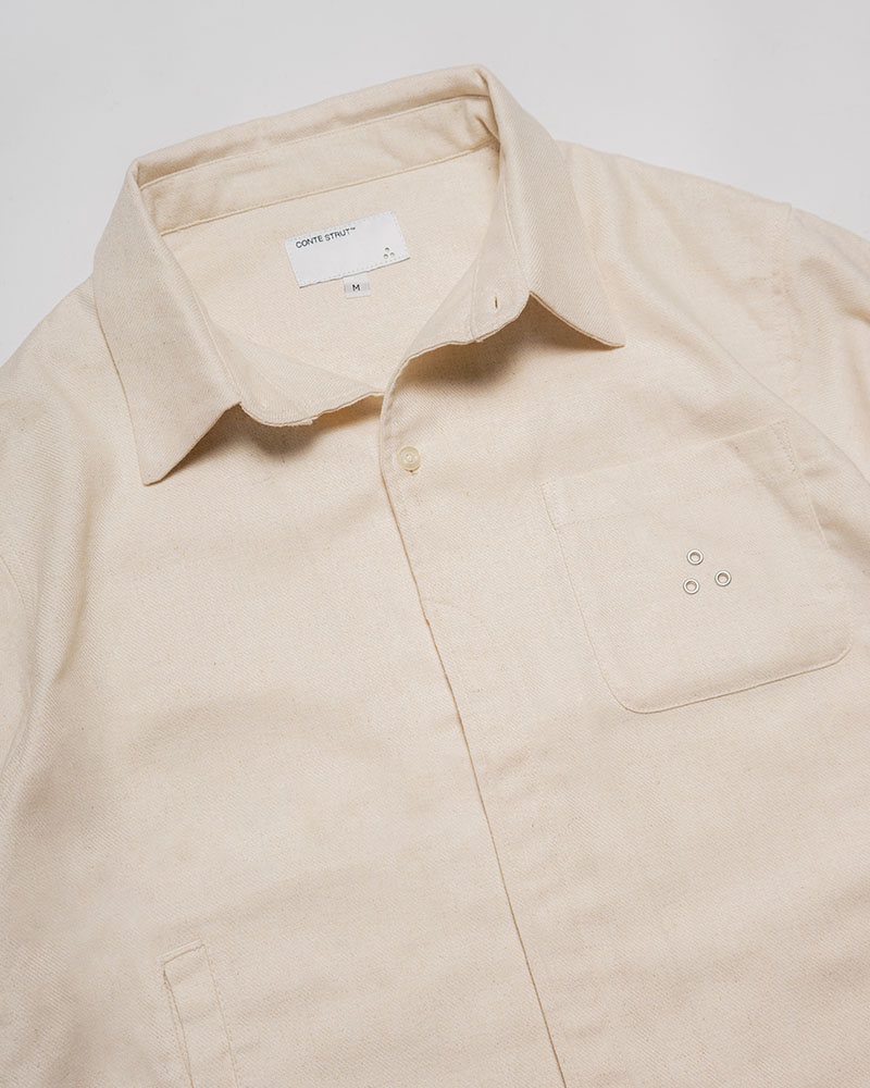 ASSORTED S/S SHIRTS -BEIGE(PLAIN)-