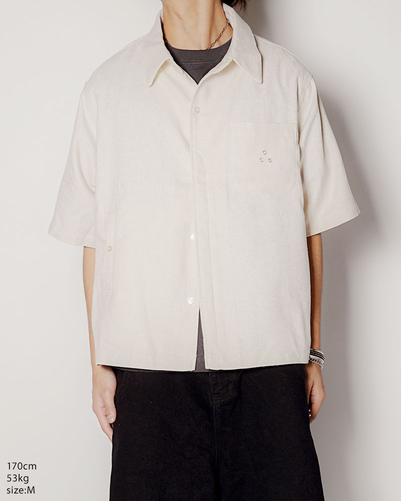 ASSORTED S/S SHIRTS -BEIGE(PLAIN)-