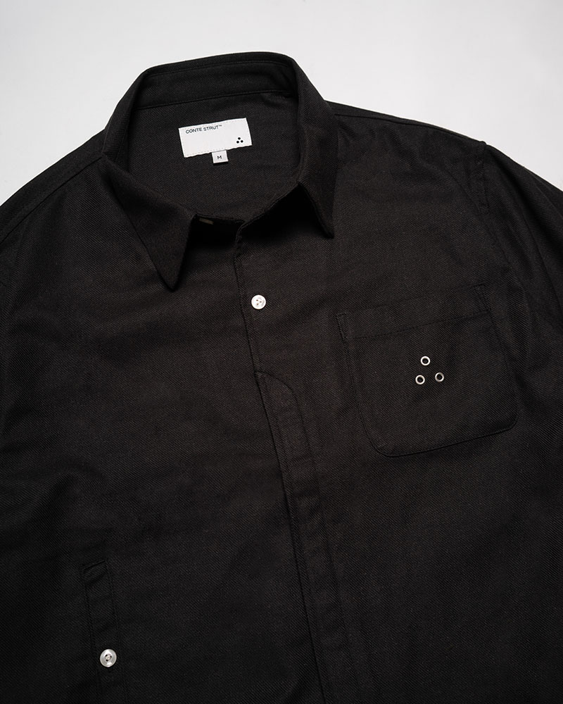 ASSORTED S/S SHIRTS -CHARCOAL(PLAIN)-